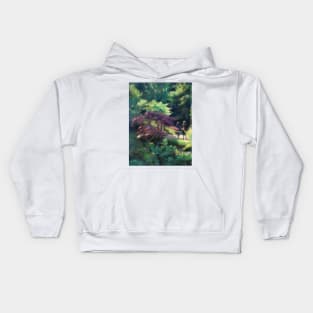 Japanese garden Kids Hoodie